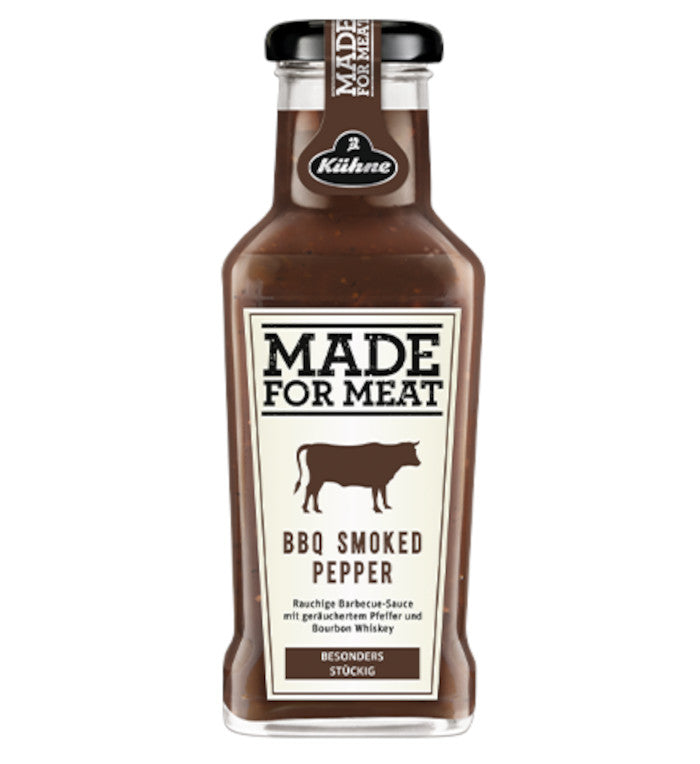 Kühne Made for Meat BBQ Smoked Pepper Sauce 235ml / 8.28 fl. oz.