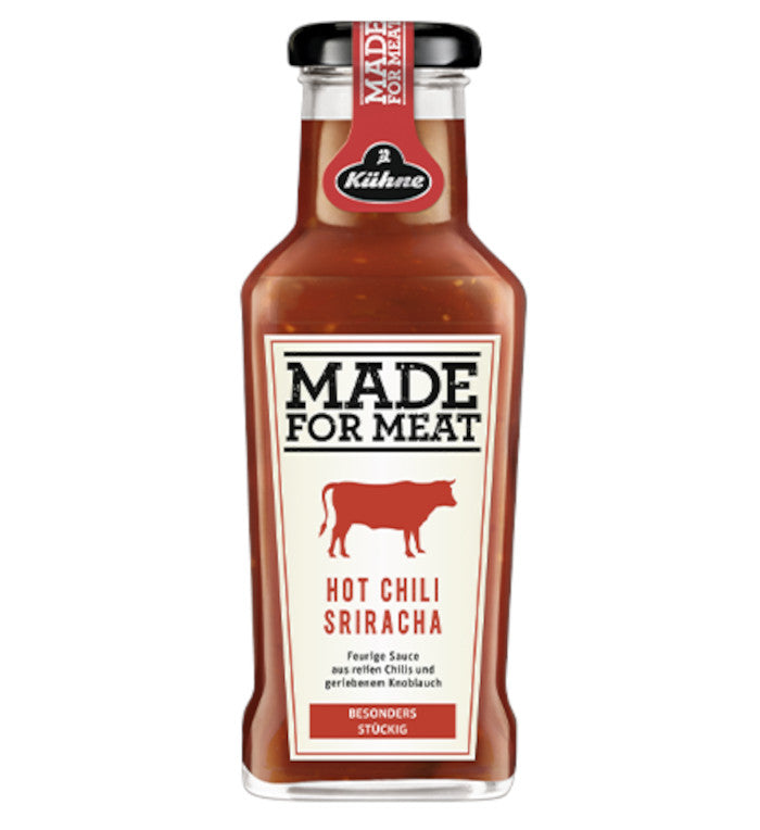 Kühne Made for Meat Hot Chili Sriracha Sauce 235ml / 8.28 fl. oz.