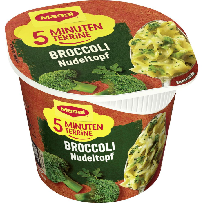 Maggi 5 Minuten Terrine Broccoli Nudeltopf 50g / 1.76oz