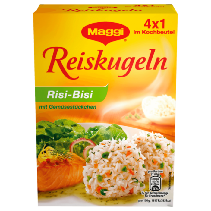 Maggi Reiskugeln im Kochbeutel Risi-Bisi 125g / 4.4oz
