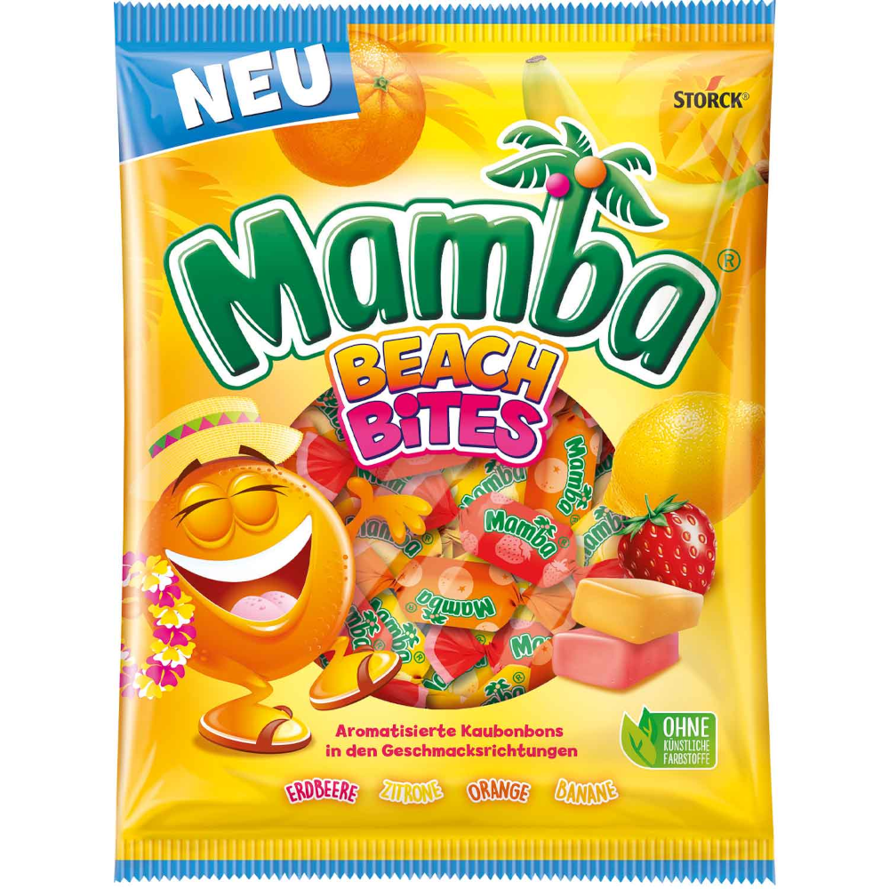 Storck Mamba Beach Bites fruity chewy candies 160g / 5.64oz