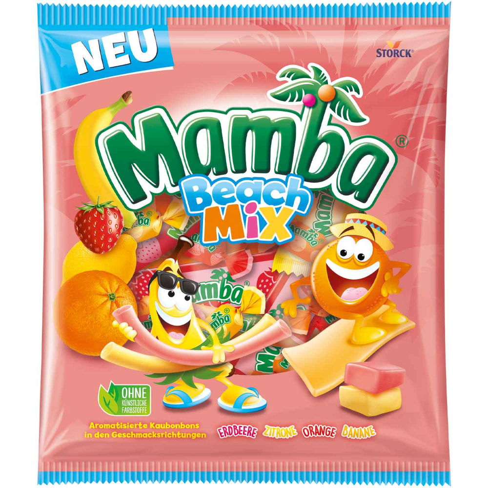 Storck Mamba Beach Mix fruity chewy candies 160g / 5.64oz