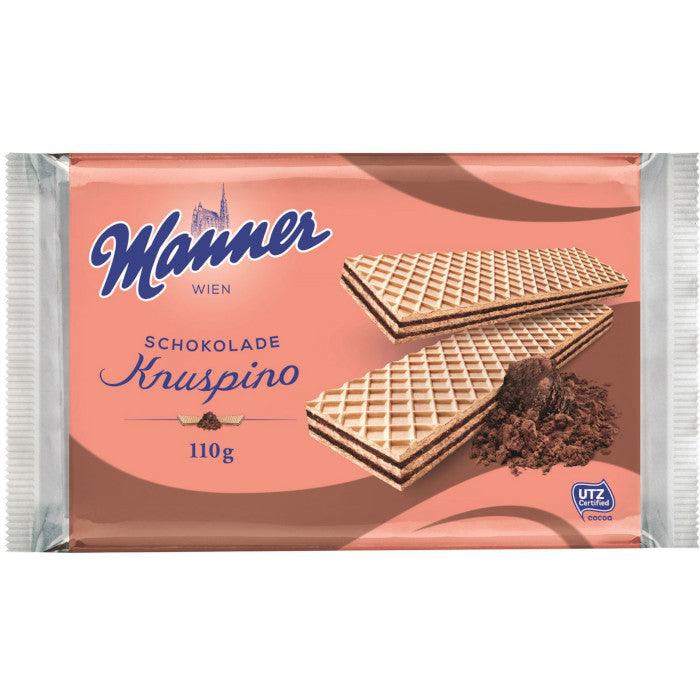 Manner Knuspino Schokolade Waffelgebäck 110g / 3.88oz