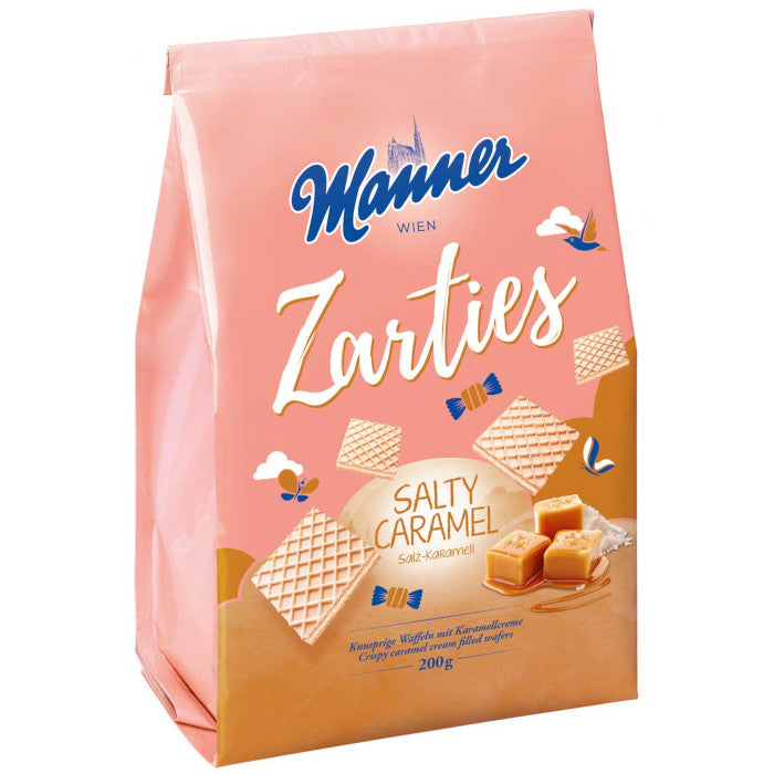 Manner Zarties Salty Caramel Waffelgebäck 200g / 7.05oz