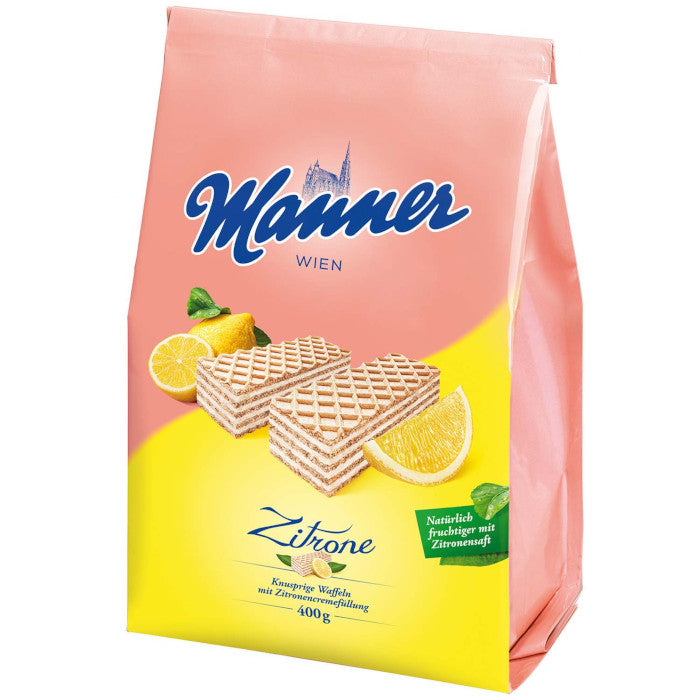 Manner Zitronen Waffel-Schnitten 400g / 14.1oz
