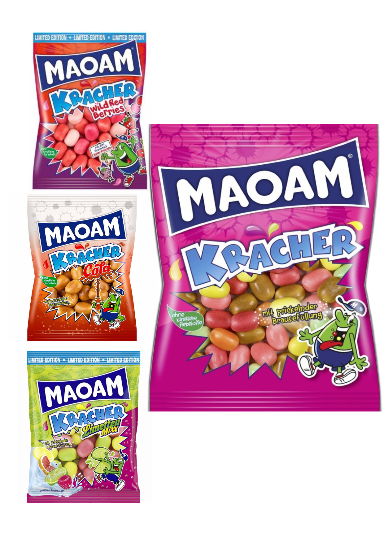 MAOAM Kracher Bundle 4 x 200g med 20% rabat