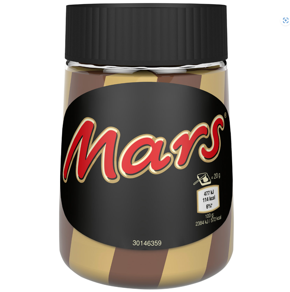 Pâte à tartiner Mars crème de chocolat au lait et caramel 350g / 12.34 oz