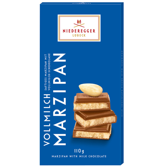 Niederegger Marzipan Chocolate Bar Classic Whole Milk 110g