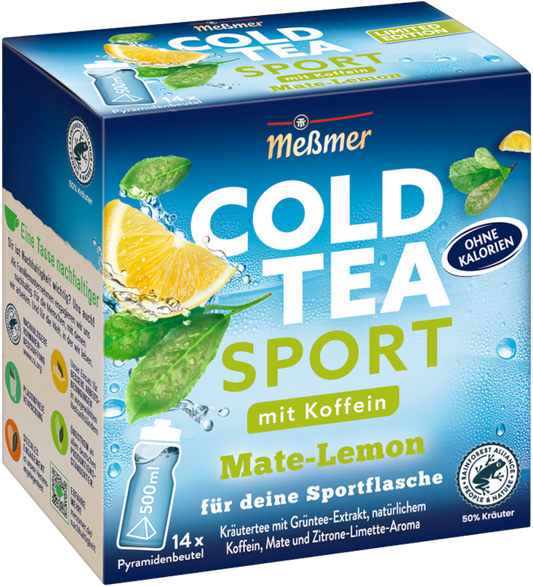 Meßmer Cold Tea Sport Mate-Lemon 14 Pyramidenbeutel
