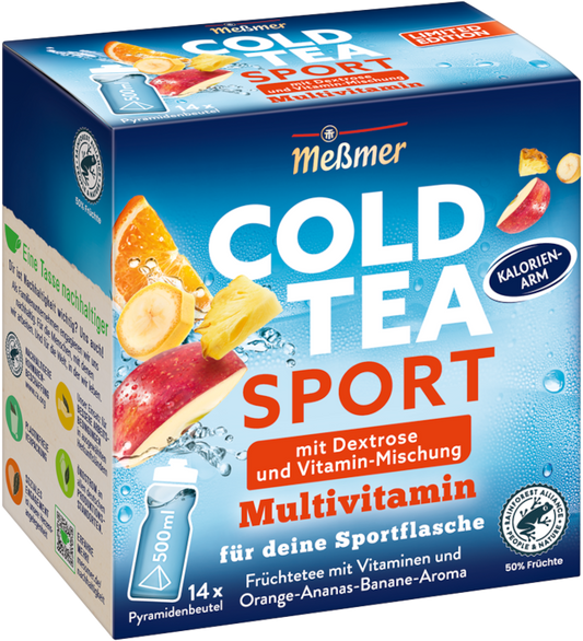 Meßmer Cold Tea Sport Multivitamin 14 pyramid bags