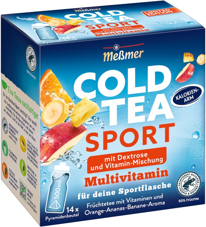 Meßmer Cold Tea Sport Multivitamin 14 Pyramidenbeutel