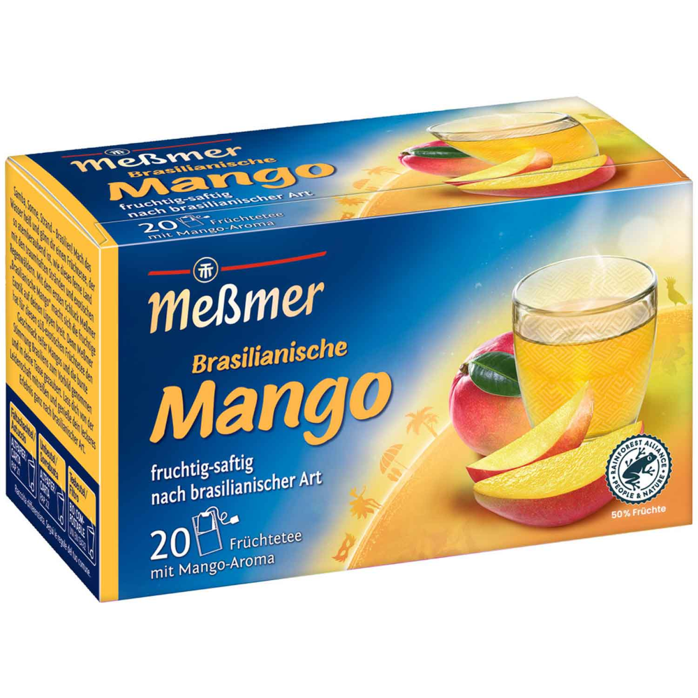 Meßmer Ländertee Brasilianische Mango 20 Teebeutel