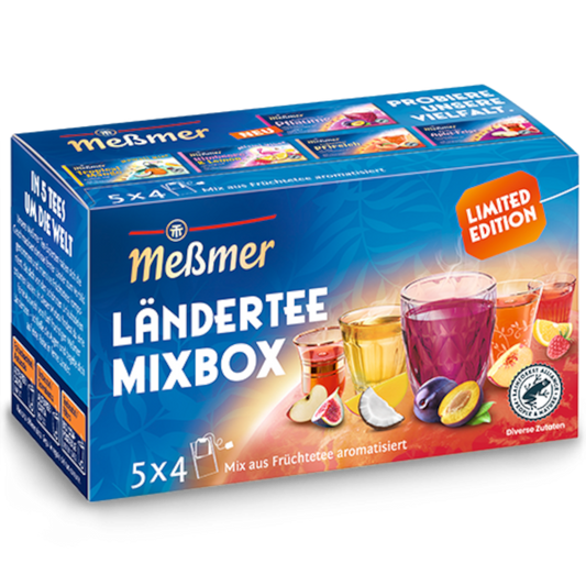 Meßmer Ländertee Mixbox Früchtetee 20 Teebeutel