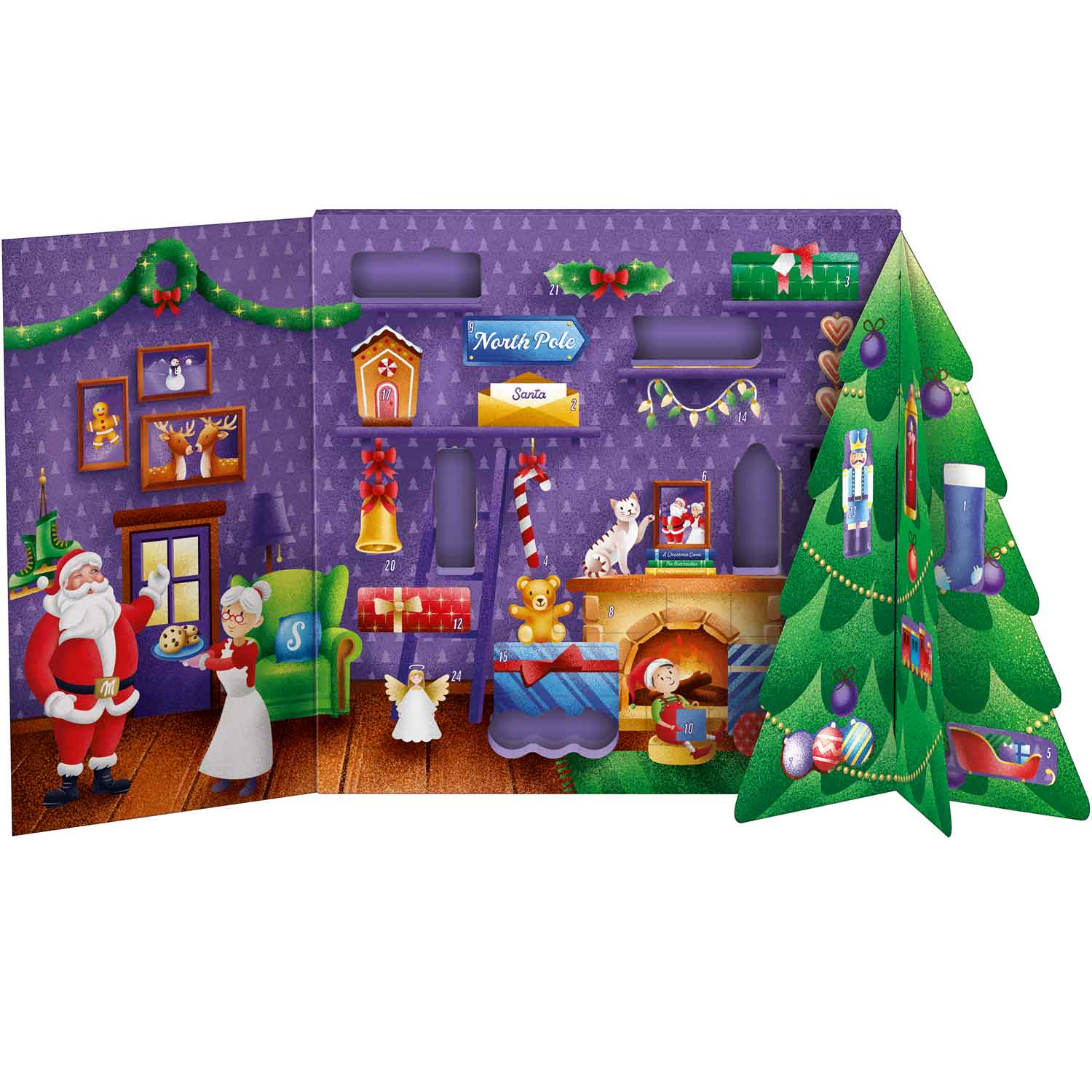 Calendario dell'Avvento Milka 3D Craft 163g / 5,74oz