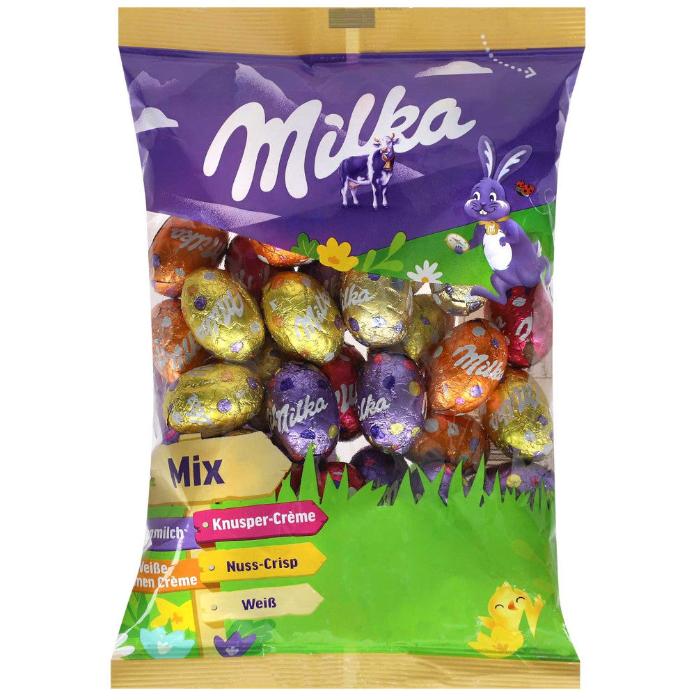 Milka Eier Mix Alpenmilch Schokolade Ostereier 350g / 12.34 oz