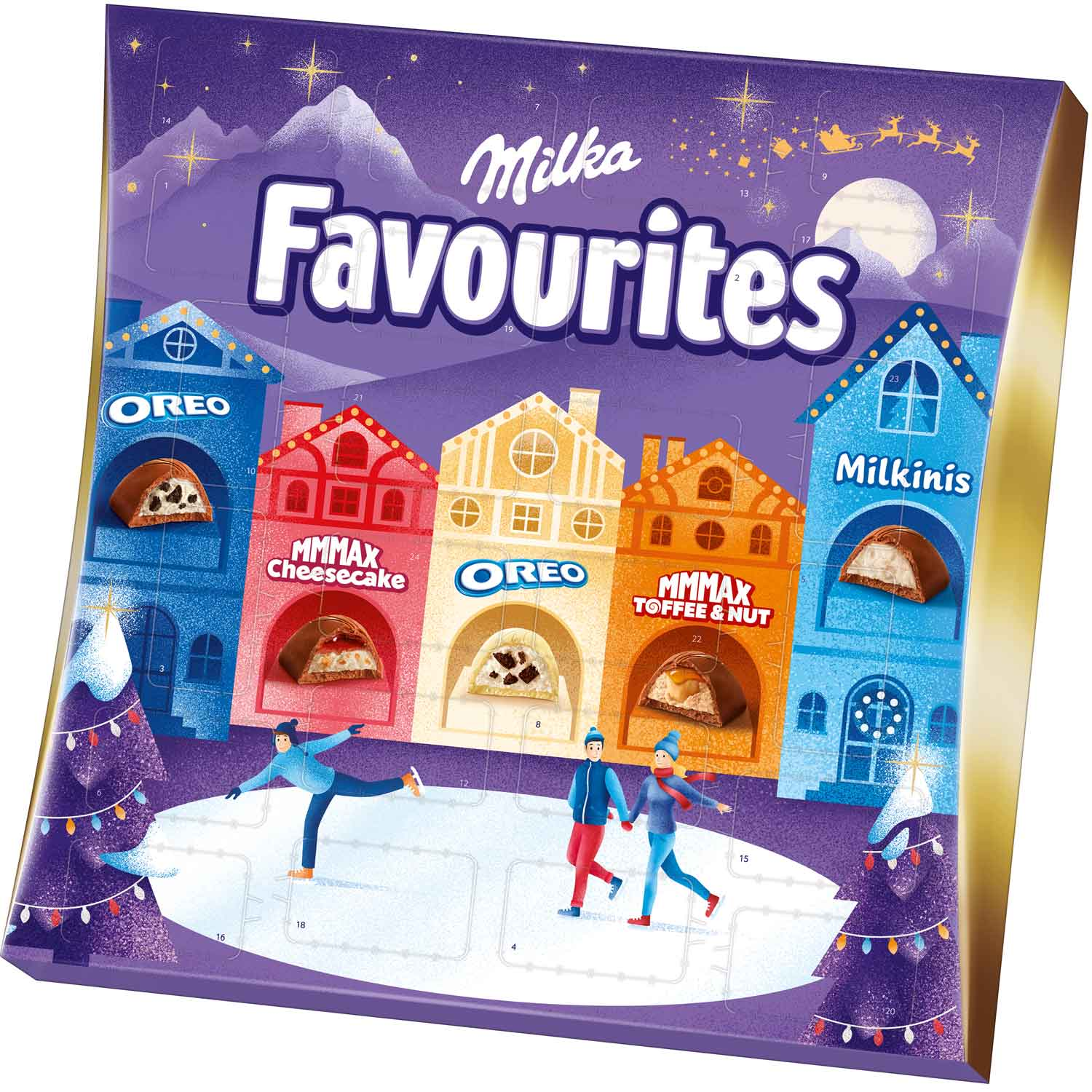 Milka Favourites adventskalender 206g / 7.26oz