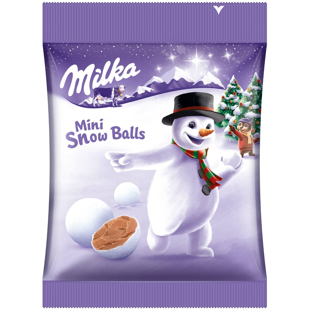 Milka Mini Snow Balls 100g / 3.52 oz