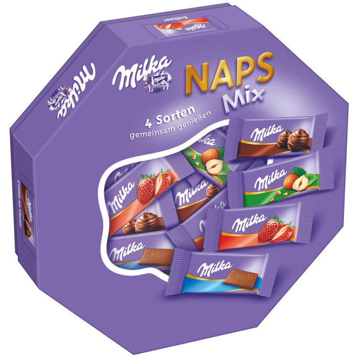 Milka Naps Mix Mini-Schokoladentafeln 138g / 4.86oz