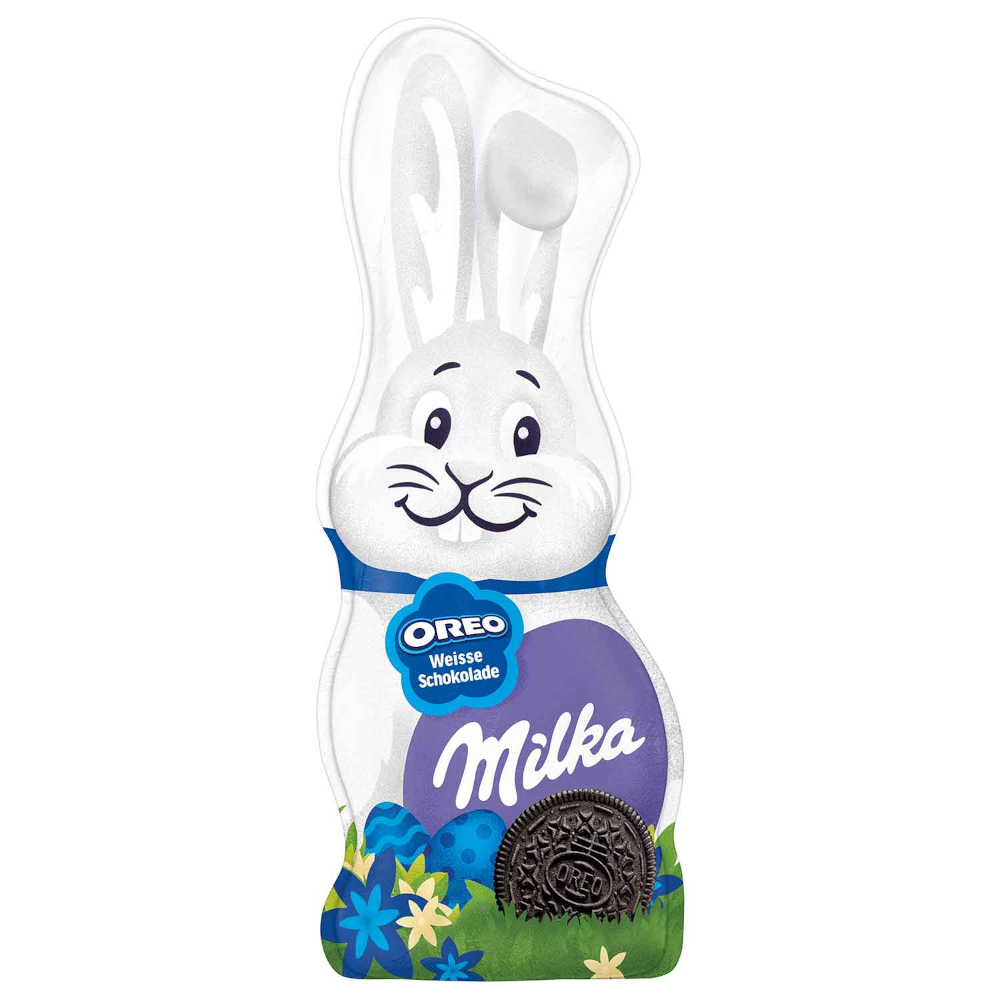 Milka Smiley Bunny Oreo White Choco Chocolate Easter Bunny 100g / 3.52 oz