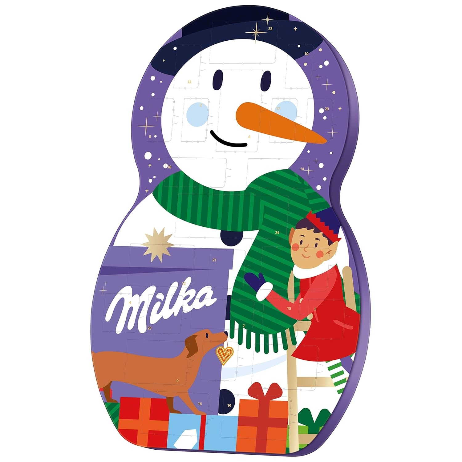 Milka Snow Mix Calendário do Advento 213g / 7.51oz