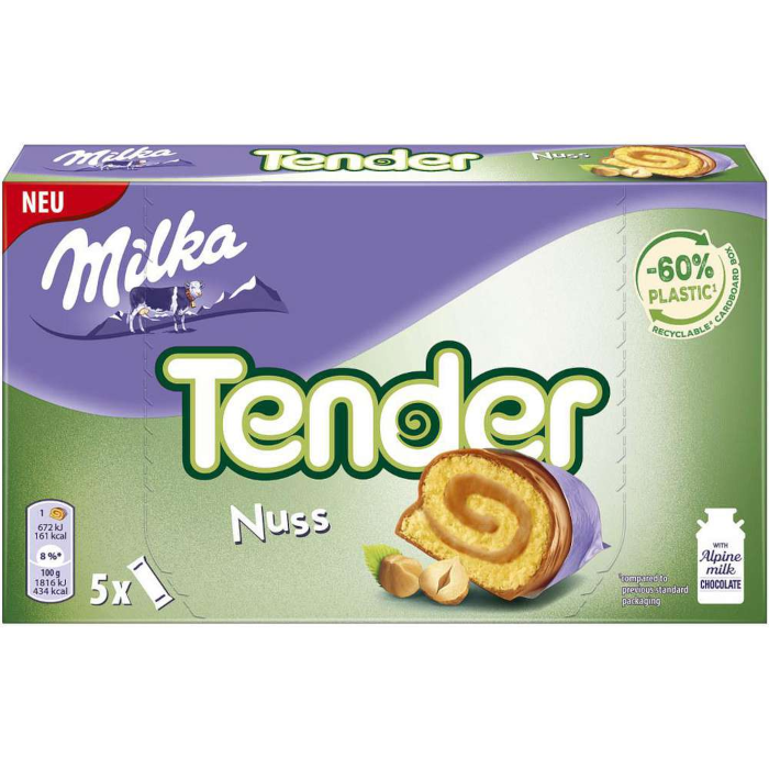 Milka Kleine Kuchen Tender Nuss 185g / 6.52 oz