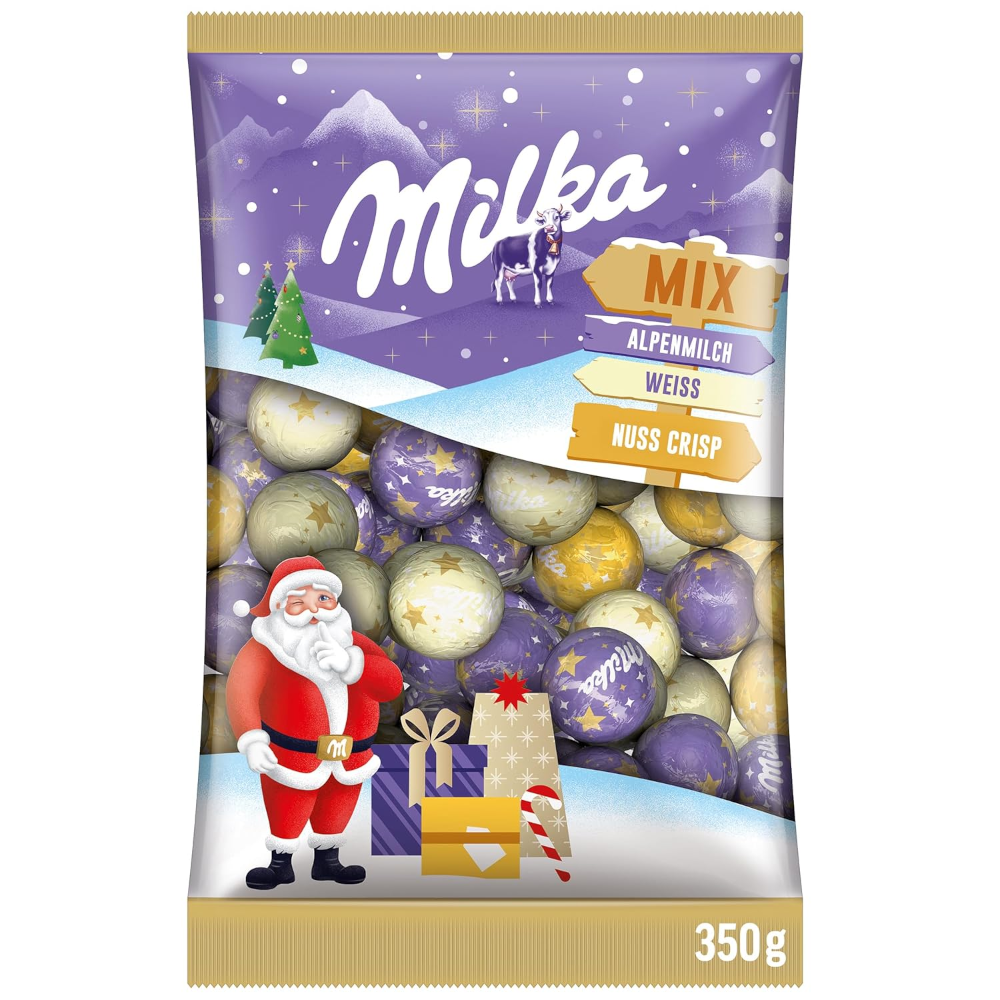 Milka Christmas Baubles Mix 350g / 12.34oz