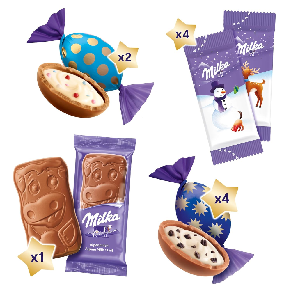 Milka Christmas Fun Mini Mix 70g / 2.47oz