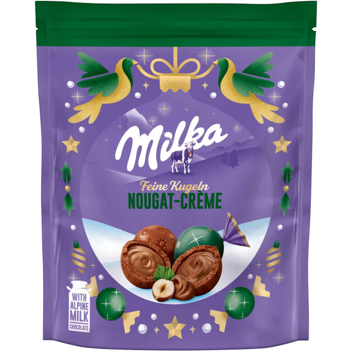 Milka Fine Chocolate Balls Nougat Cream 90g / 3.17 oz