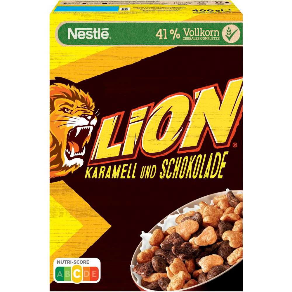 NESTLE LION Granen Karamel en Chocolade 400g / 14.1oz