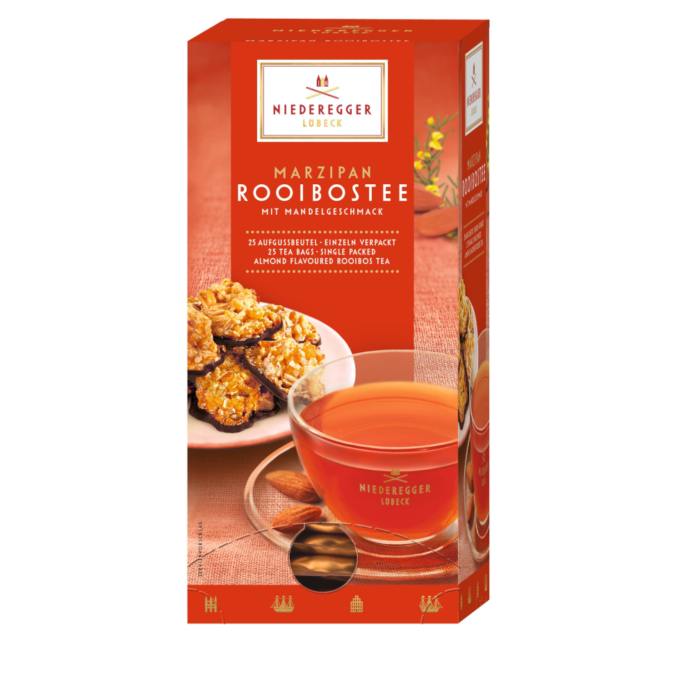 Niederegger Marzapane Rooibos Tea 25 bustine di tè