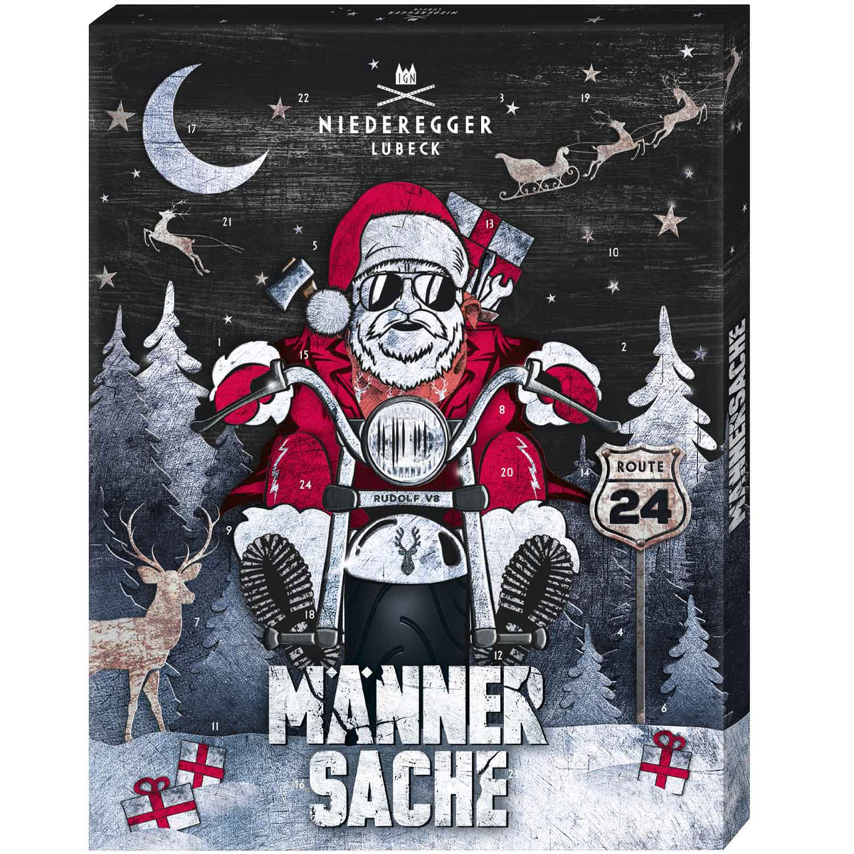 Niederegger Calendrier de l'Avent pour hommes 300g