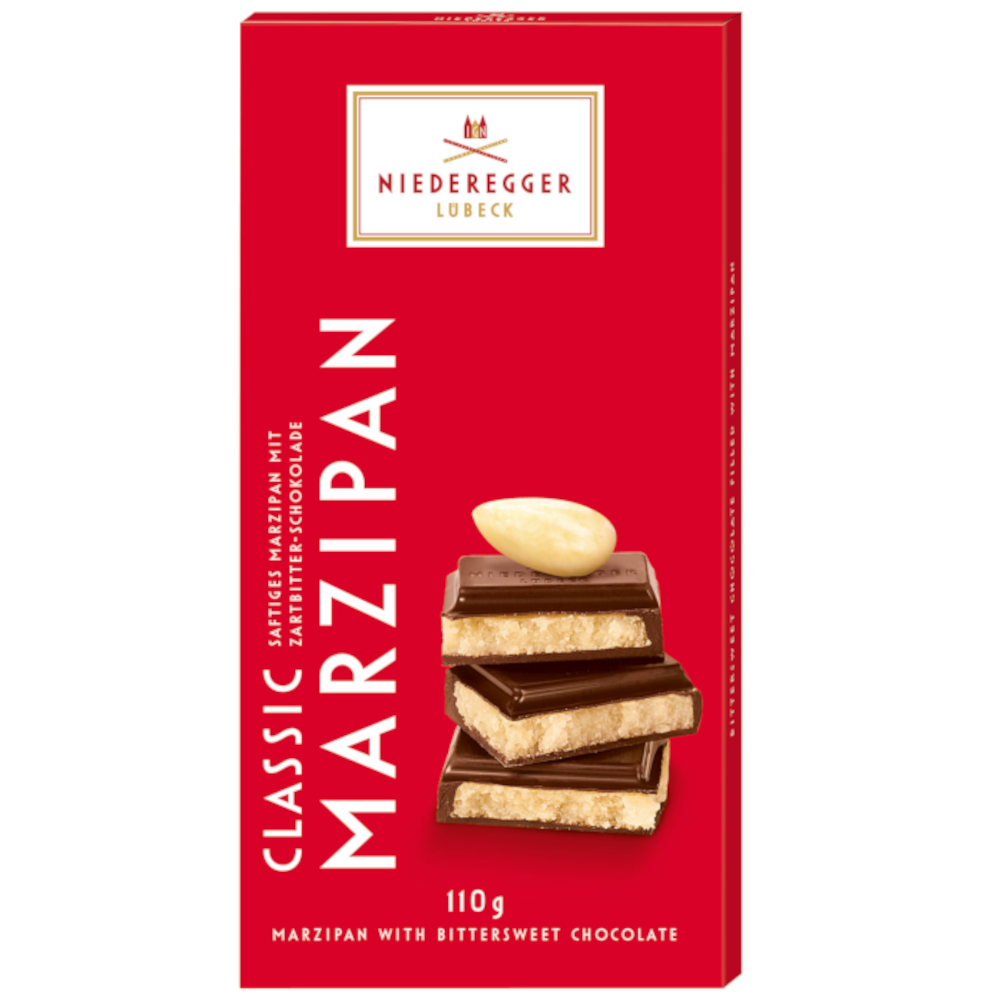 Niederegger Marzipan Schokoladentafel Classic Zartbitter 110g