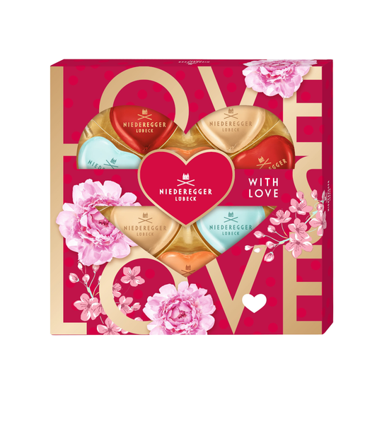 Niederegger Master Selection Hearts With Love 125g
