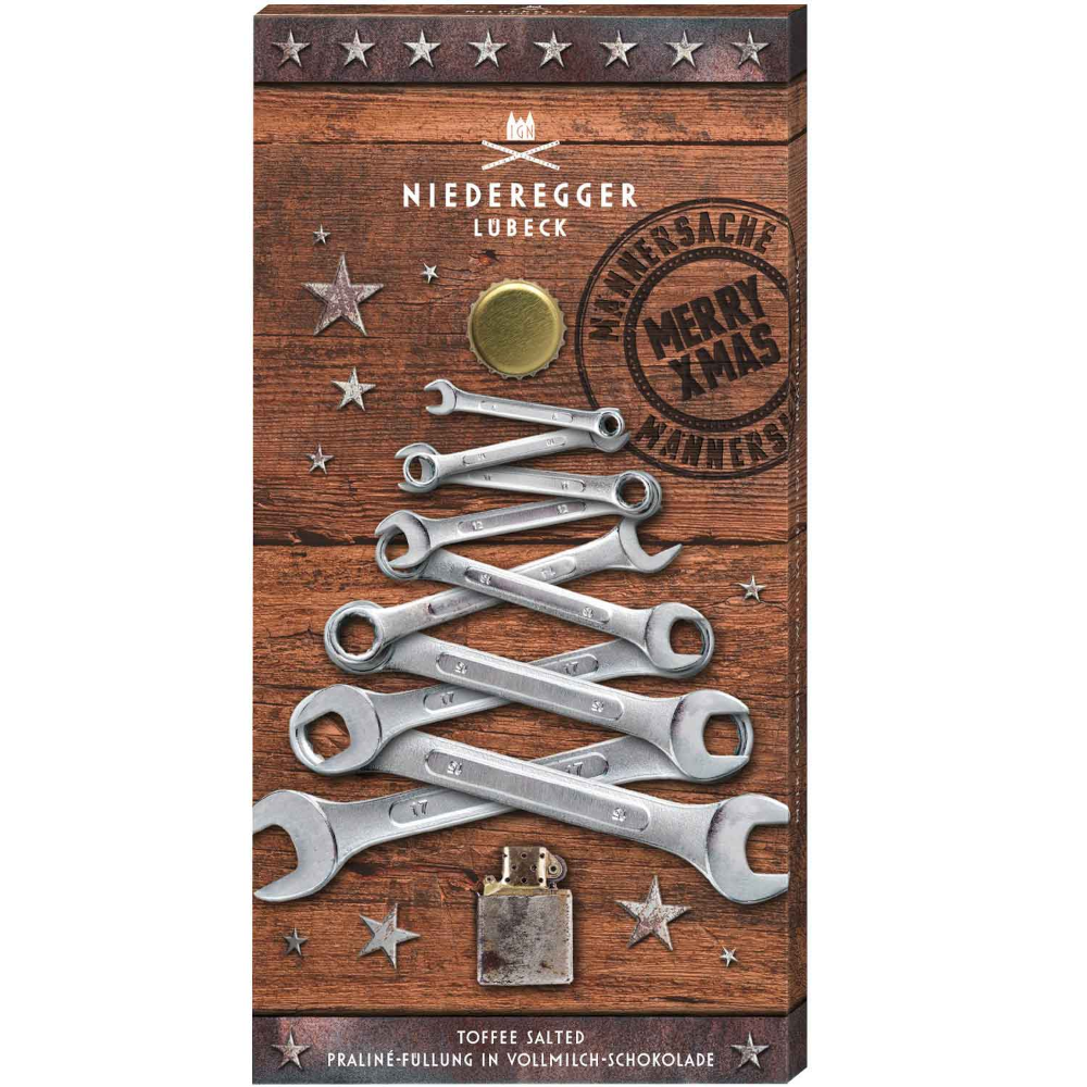 Niederegger Praliné chocolate bar Toffee Salted 100g