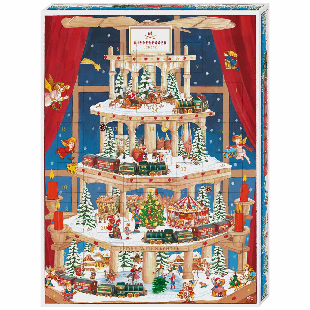 Niederegger Pyramide Adventskalender 500g / 17.63 oz