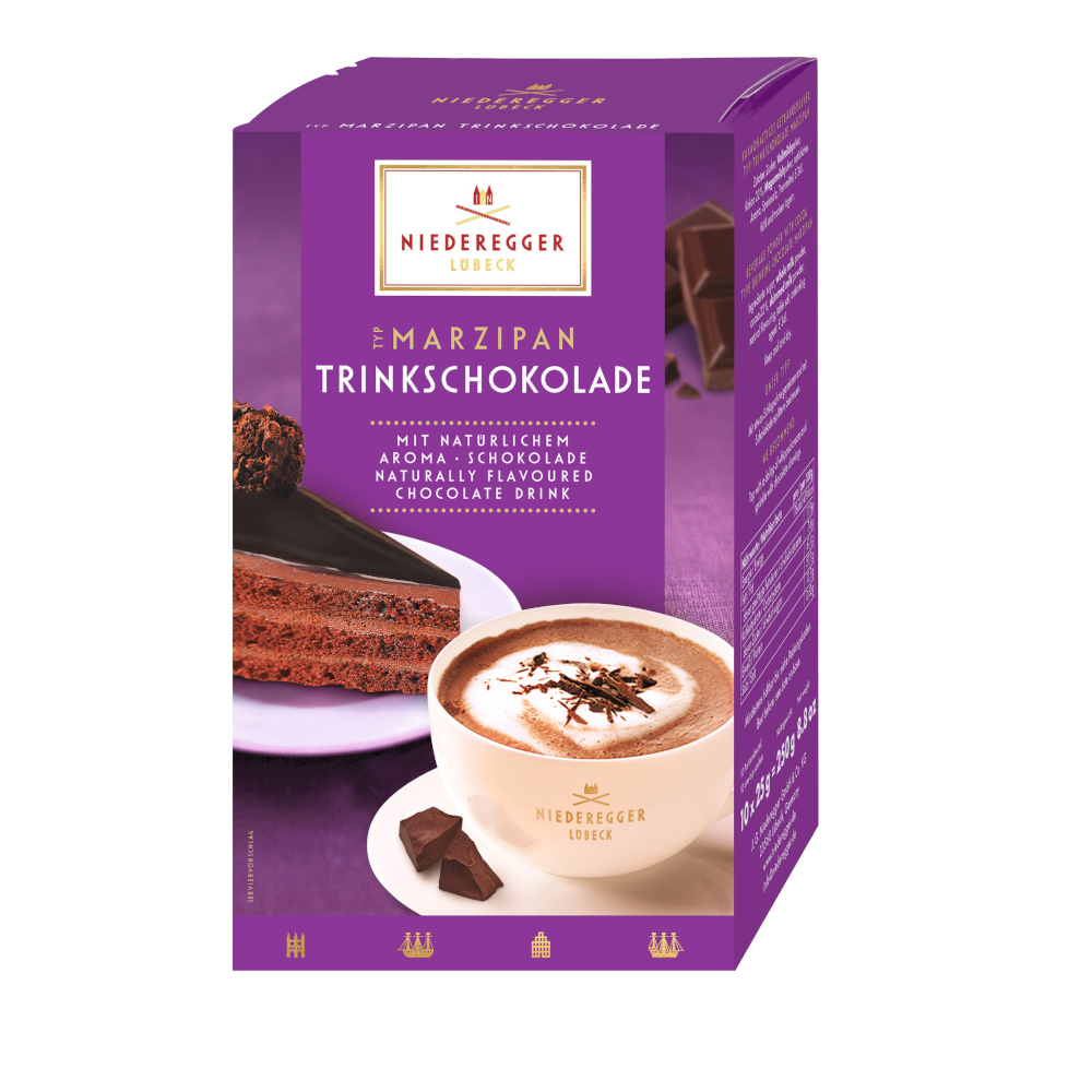 Niederegger chocolate a la taza tipo mazapán 250g