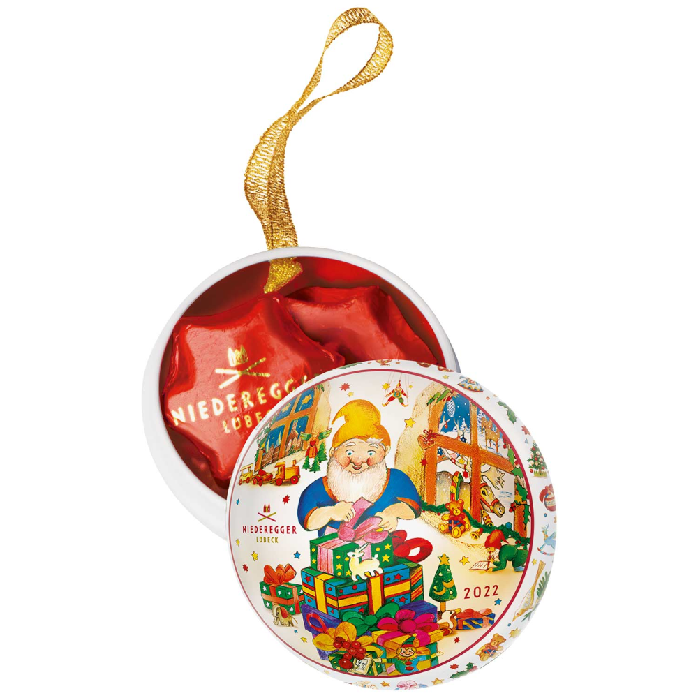 Niederegger Marzipan Weihnachtskugel 2023 Baumbehang 37,5g