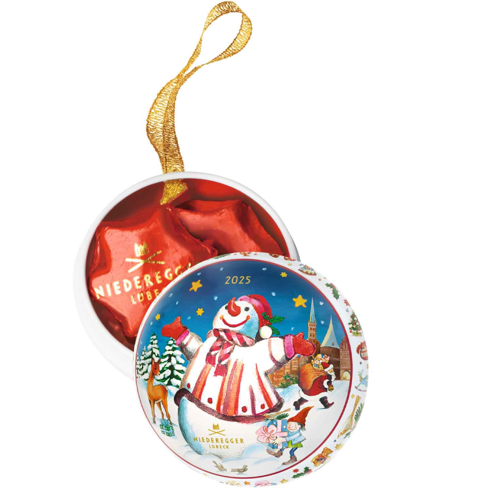 Niederegger marzipan Christmas bauble 2025 tree ornament 37.5g