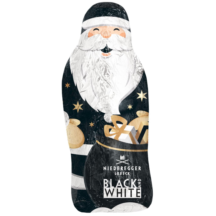 Niederegger Black & White Marzipan Weihnachtsmann 100g / 3.52oz