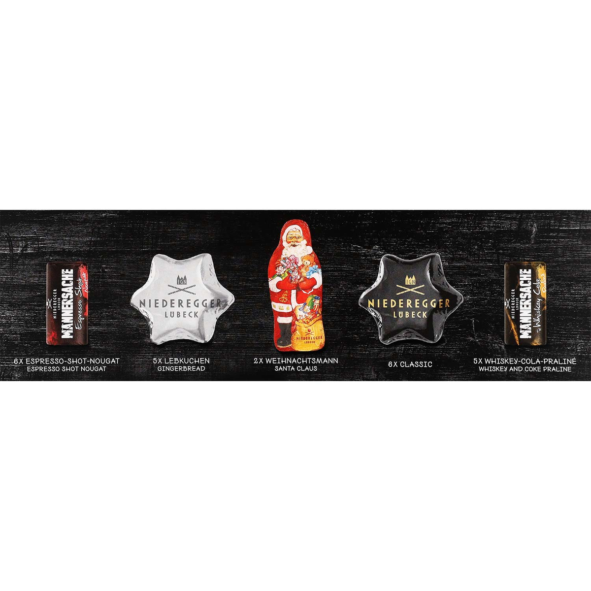 Niederegger Calendrier de l'Avent pour hommes 300g