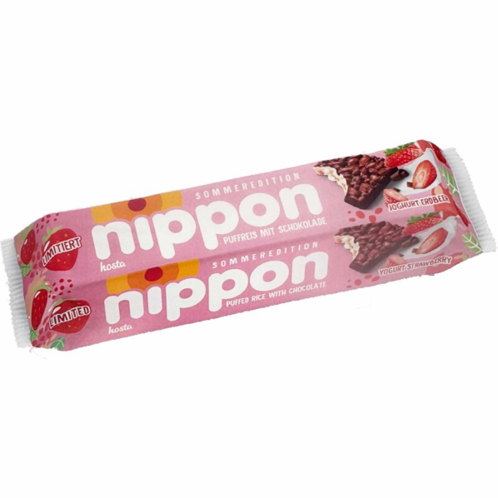 Nippon Puffed Rice Summer Edition Yogurt-Strawberry 200g
