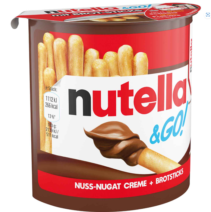 Ferrero Nutella & GO! Brot-Sticks 52g / 1.83oz