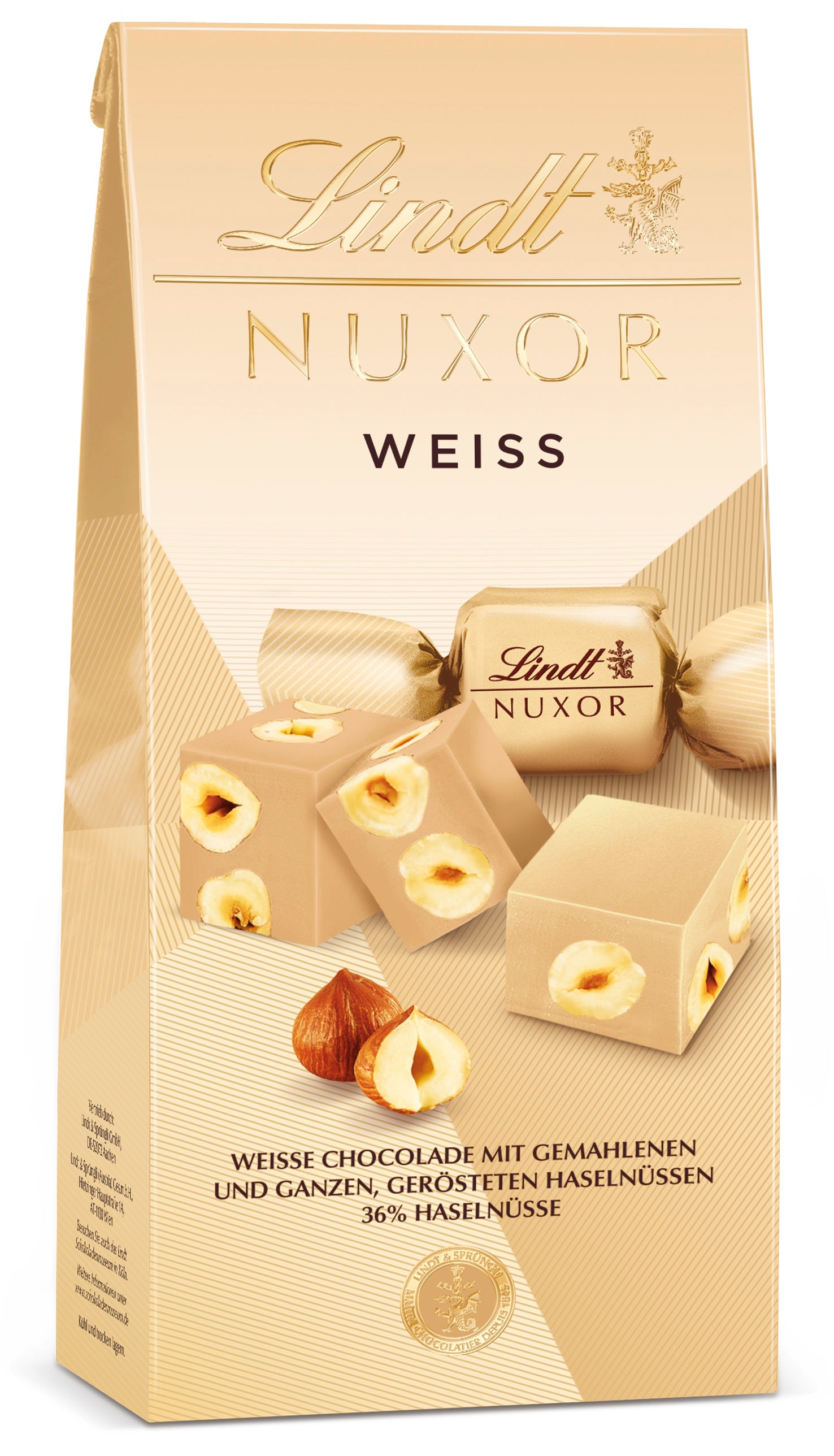 Lindt Nuxor Wit met witte chocolade 103g / 3.63oz