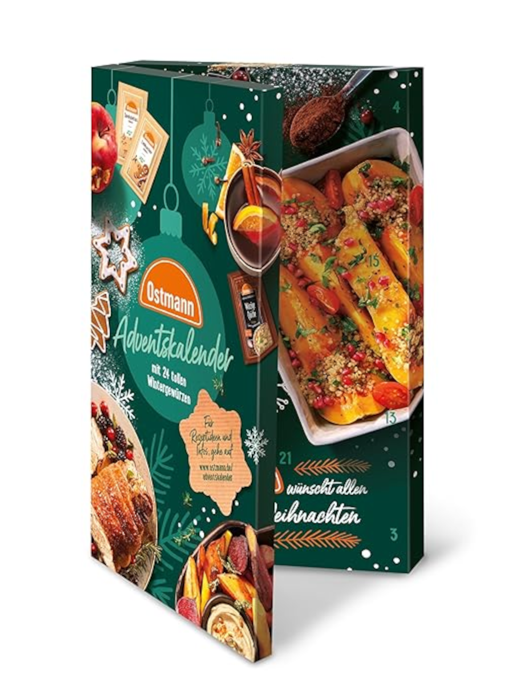 Calendário do Advento de Especiarias Ostmann Edição Limitada 255g / 8.99oz