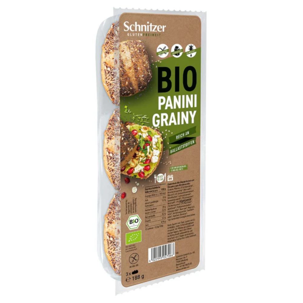 Panini biologici Schnitzer Grani senza glutine 188g / 6.63oz