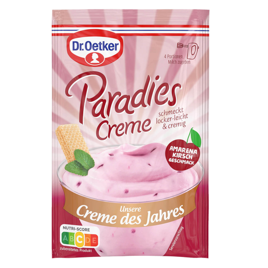 dr Oetker Paradise Cream of the Year Amarena Cherry 56g