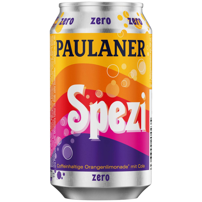 Paulaner Spezi Zero Erfrischungsgetränk 330 ml / 11.16 fl. oz.