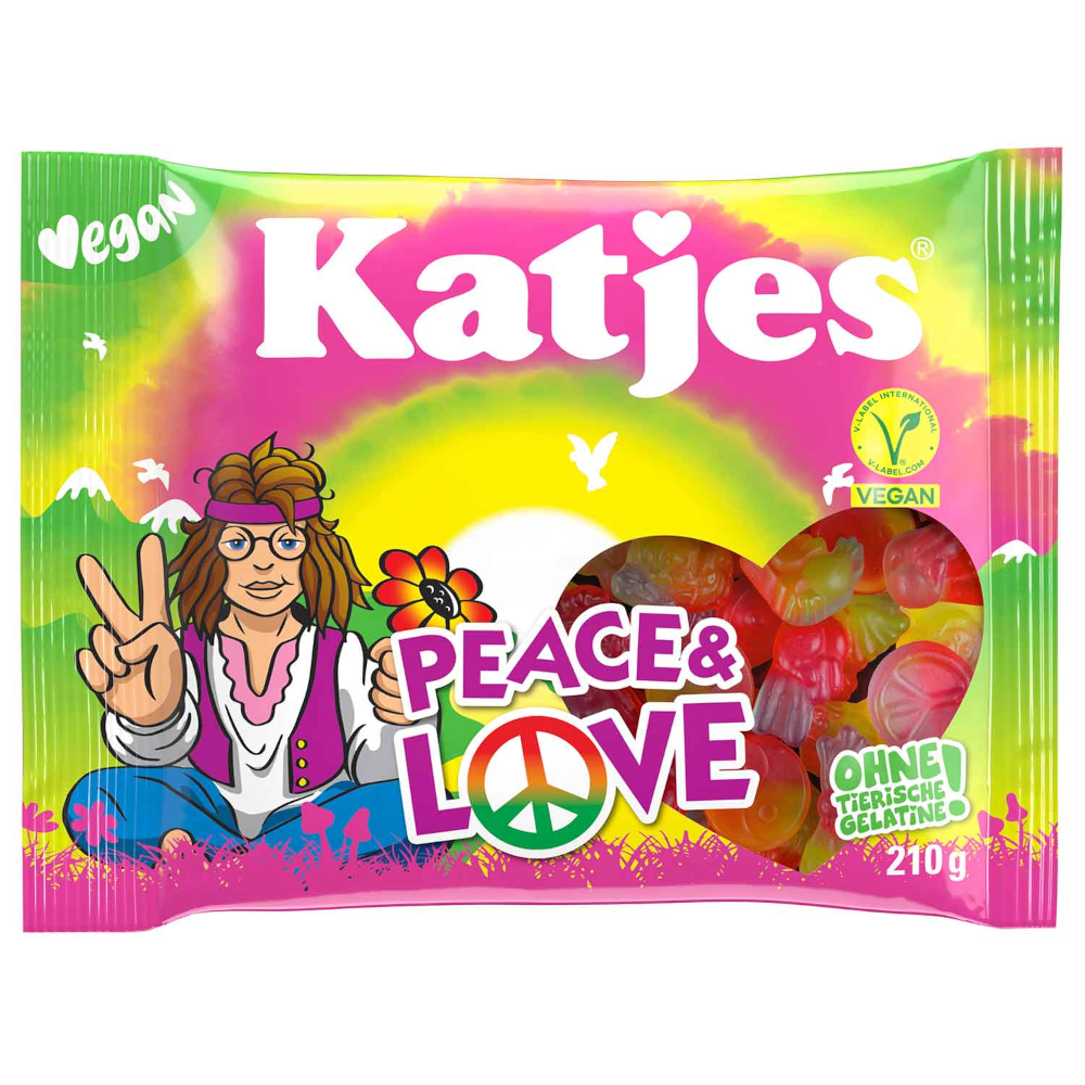 Katjes Peace & Love veganes Fruchtgummi 210g