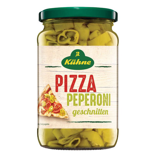 Kühne Pizza-Peperoni geschnitten 370ml / 12.51fl.oz.