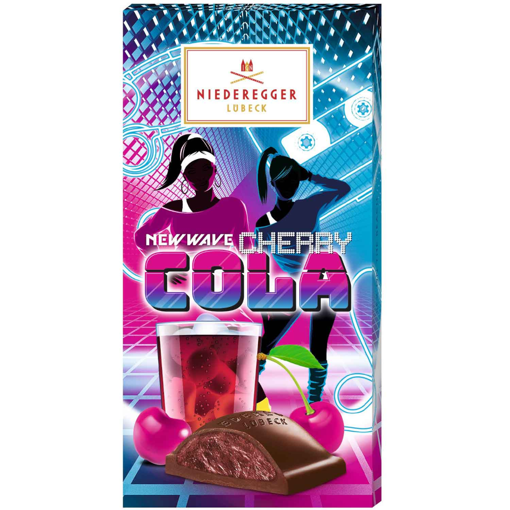 Niederegger Praliné Schokoladentafel New Wave Cherry Cola 100g